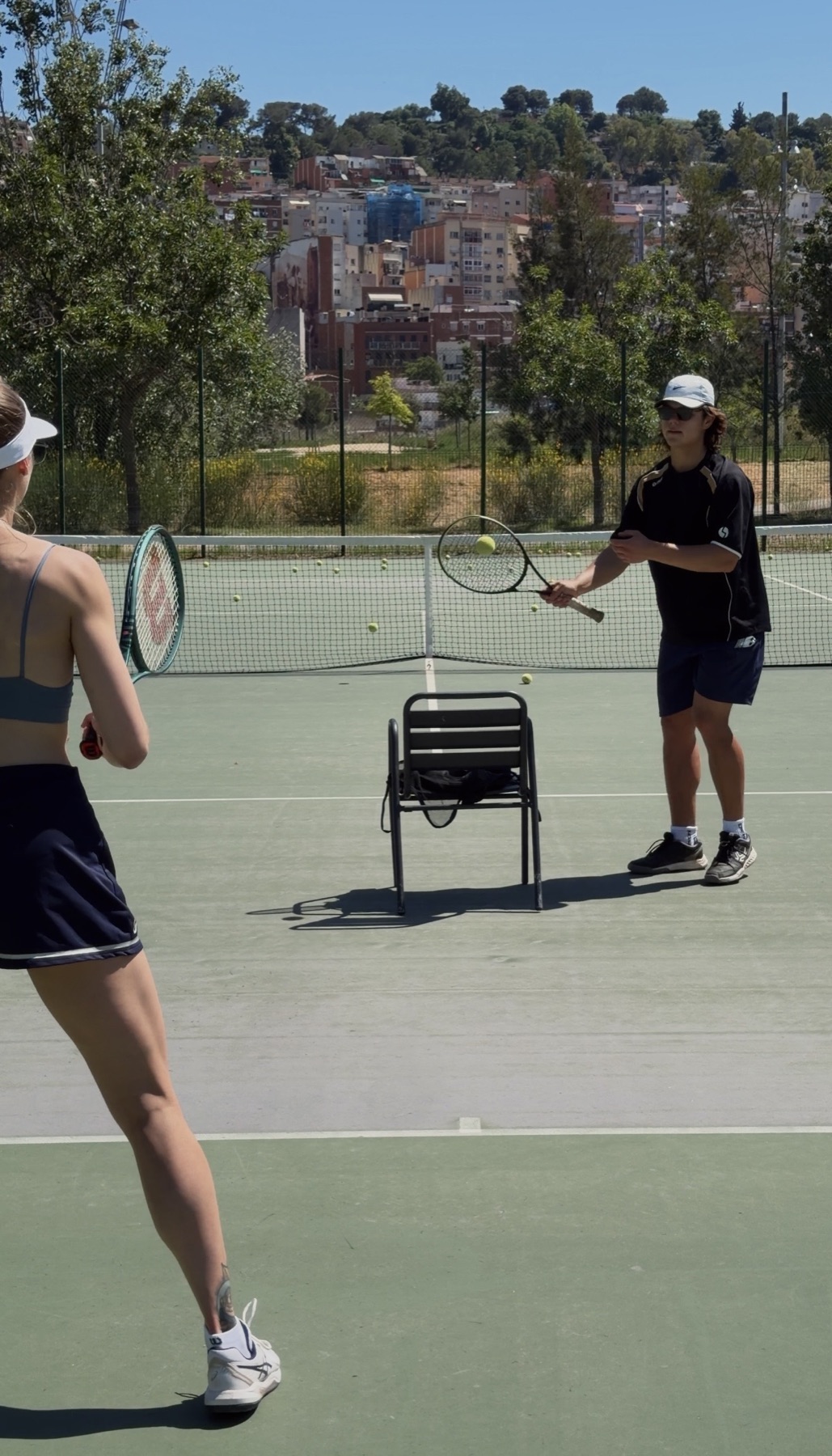 Private tennis coaching
